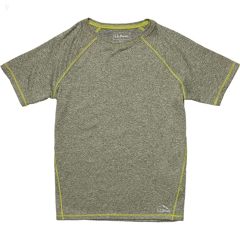 L.L.Bean Trail Tee Short Sleeve (Big Kids) Kelp Green ID-HgUqXpnA
