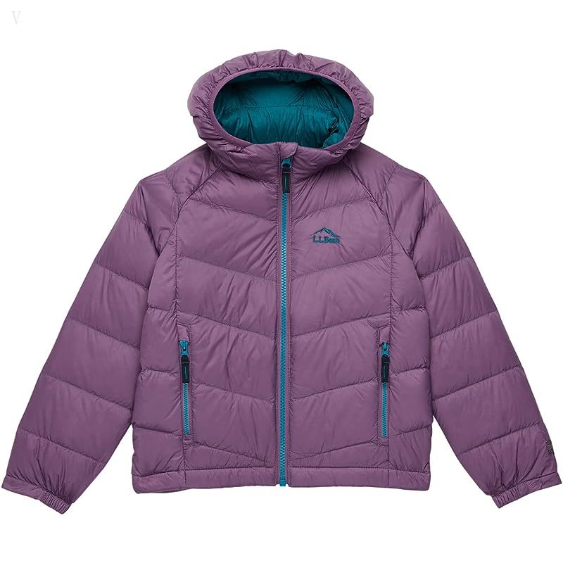 L.L.Bean Ultralight 650 Down Jacket (Big Kids) Violet Chalk ID-HlypKSA3