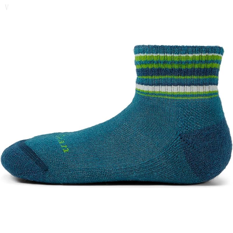 L.L.Bean Katahdin Quarter Crew Socks (Toddler/Little Kid/Big Kid) Deep Admiral Blue ID-IOow29vF