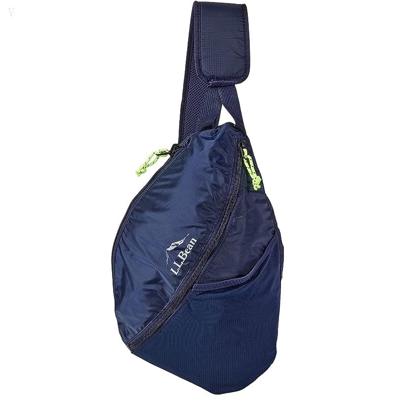L.L.Bean Stowaway Sling Pack Bright Navy ID-J5lAmU2L