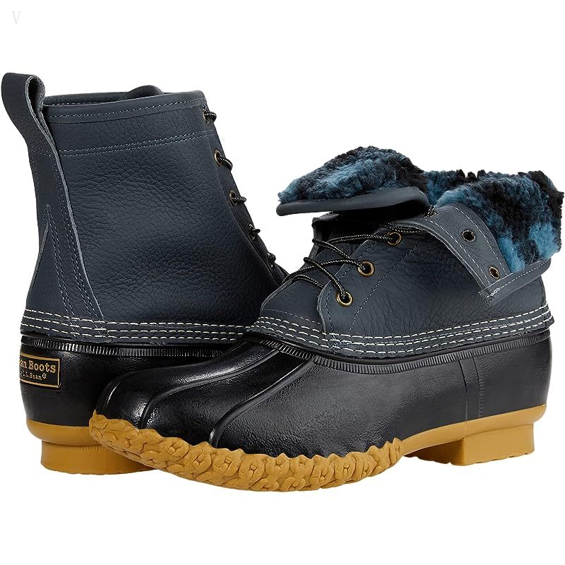 L.L.Bean Bean Boot 8\ Iron/Black/Gum/Slate Plaid ID-JFpD8ZZt