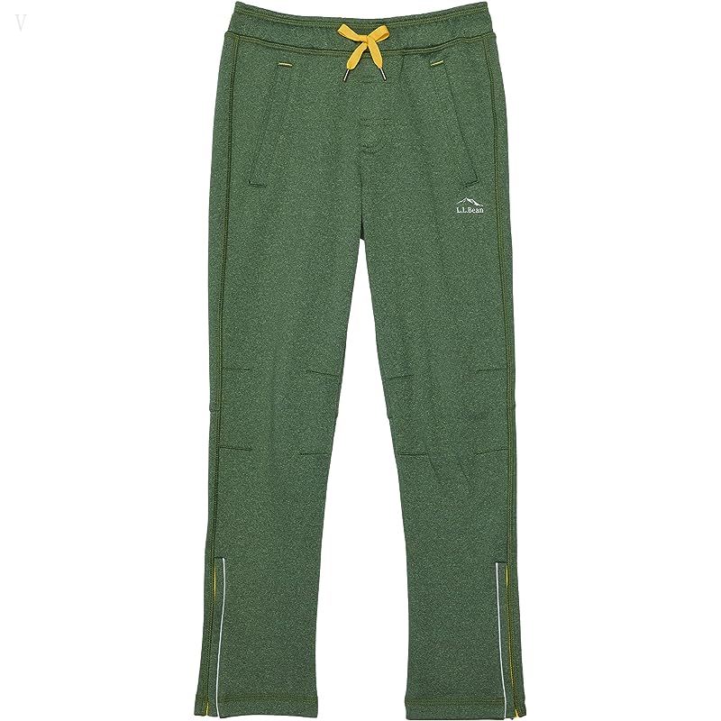L.L.Bean Mountain Fleece Pants (Big Kids) Rainforest/Light Everglade Heather ID-L9tmafQf