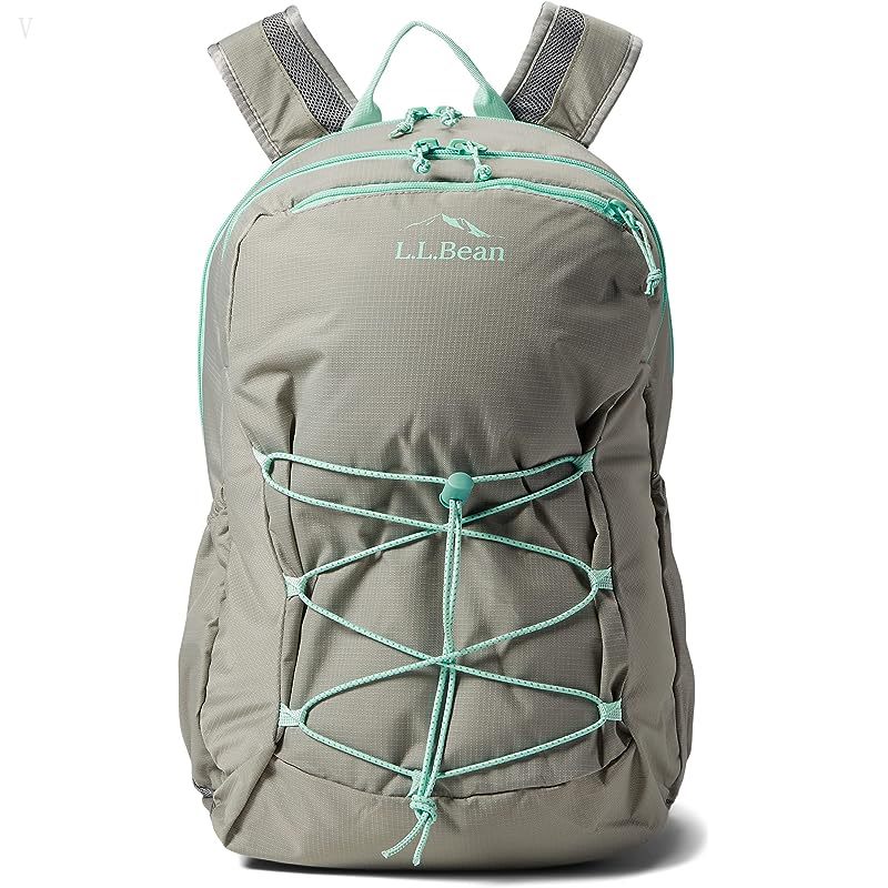 L.L.Bean 30 L Comfort Carry Laptop Pack Mineral Gray/Fresh Mint ID-QJzIO7Bw