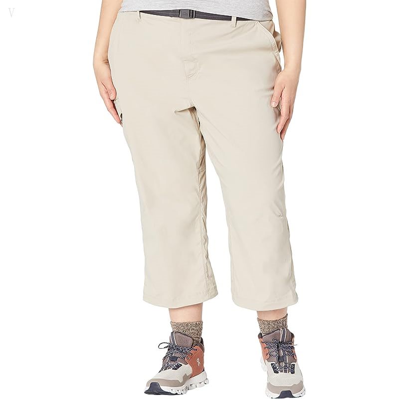 L.L.Bean Plus Size Tropicwear Capri Pants Soft Sand ID-QXhDFyHY