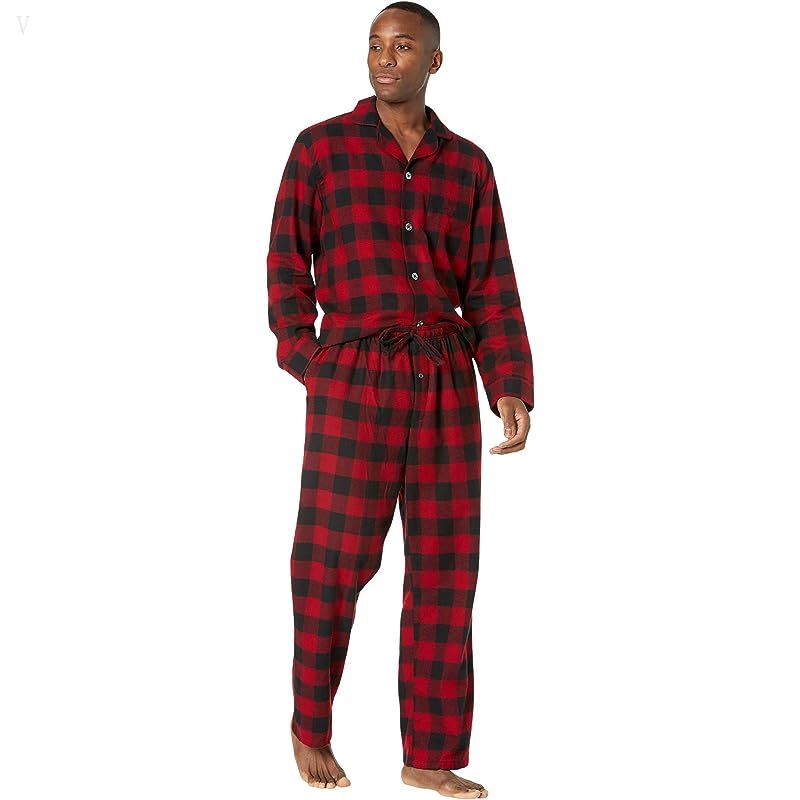 L.L.Bean Scotch Plaid Flannel Pajamas Regular Rob Roy Tartan ID-WP8FxWOd