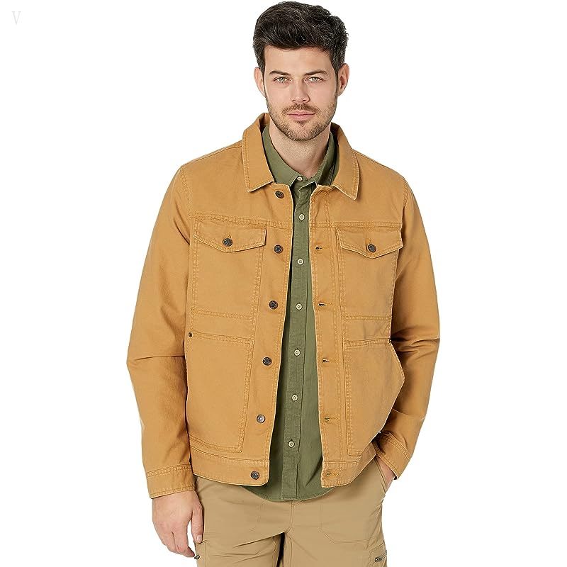 L.L.Bean BeanFlex Utility Trucker Jacket Regular Marsh Brown ID-YWFGqhEW