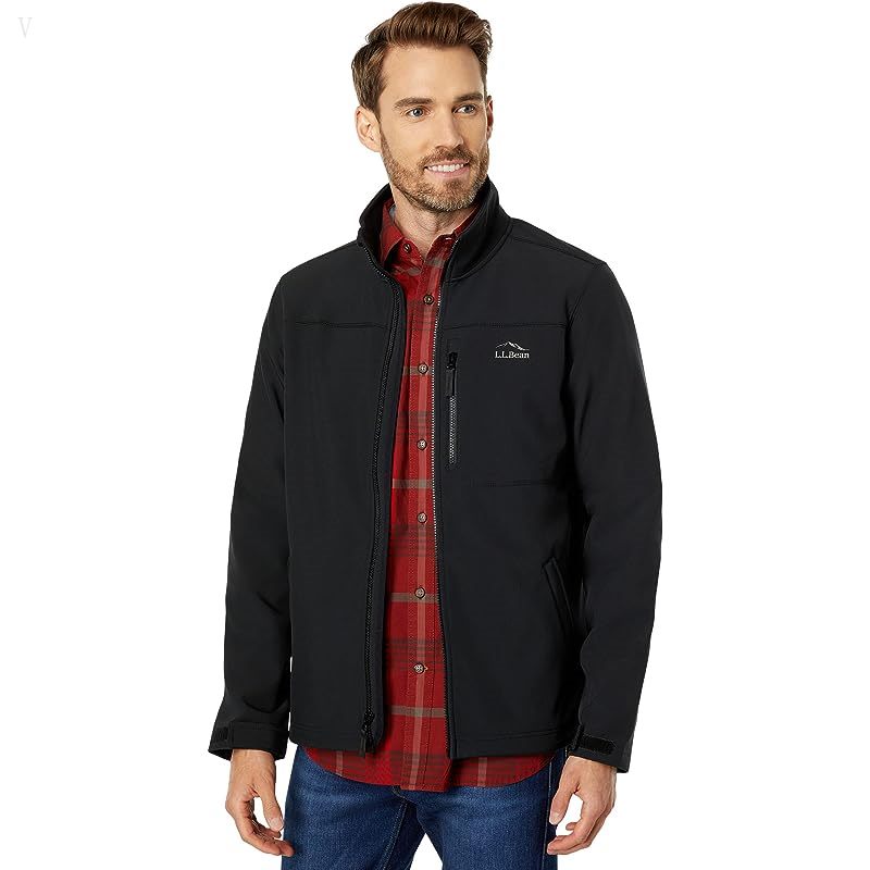 L.L.Bean Windproof Softshell Black ID-YuQhI3B1