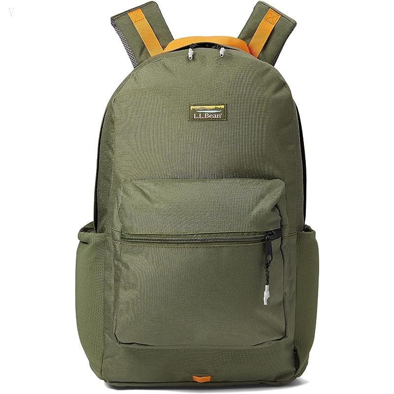 L.L.Bean Mountain Classic Cordura Pack Deep Olive/Nectarine ID-Z1PYODma