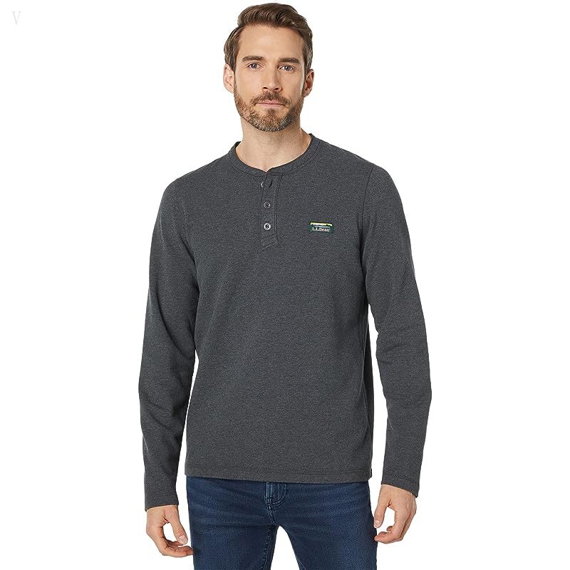 L.L.Bean Comfort Camp Henley Iron Heather ID-ZLVyLDTy
