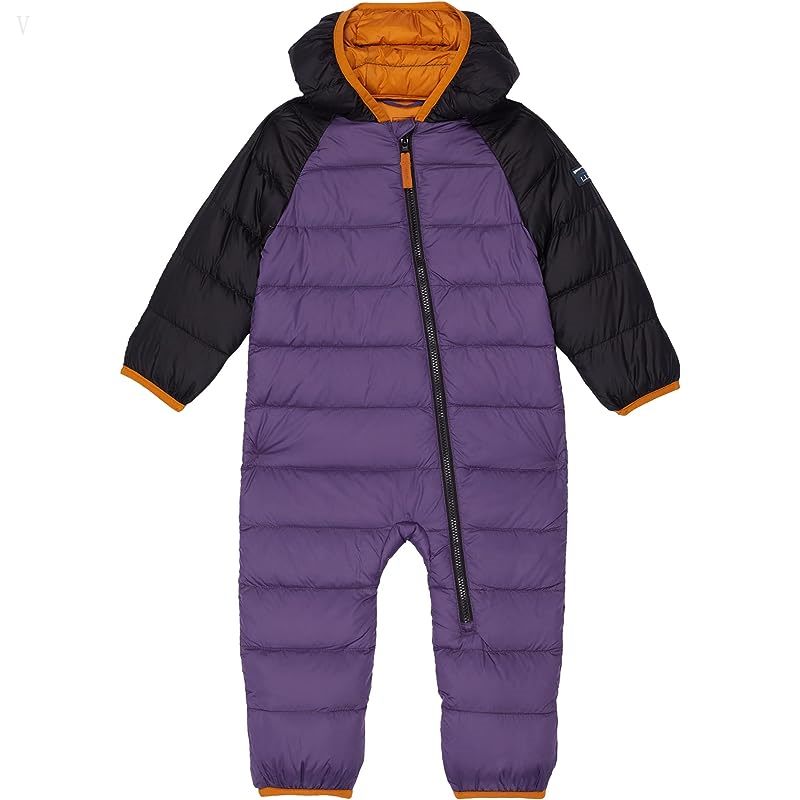 L.L.Bean Ultralight 650 Down Color-Block Bunting (Infant) Black/Bright Purple ID-aPURbx1Q