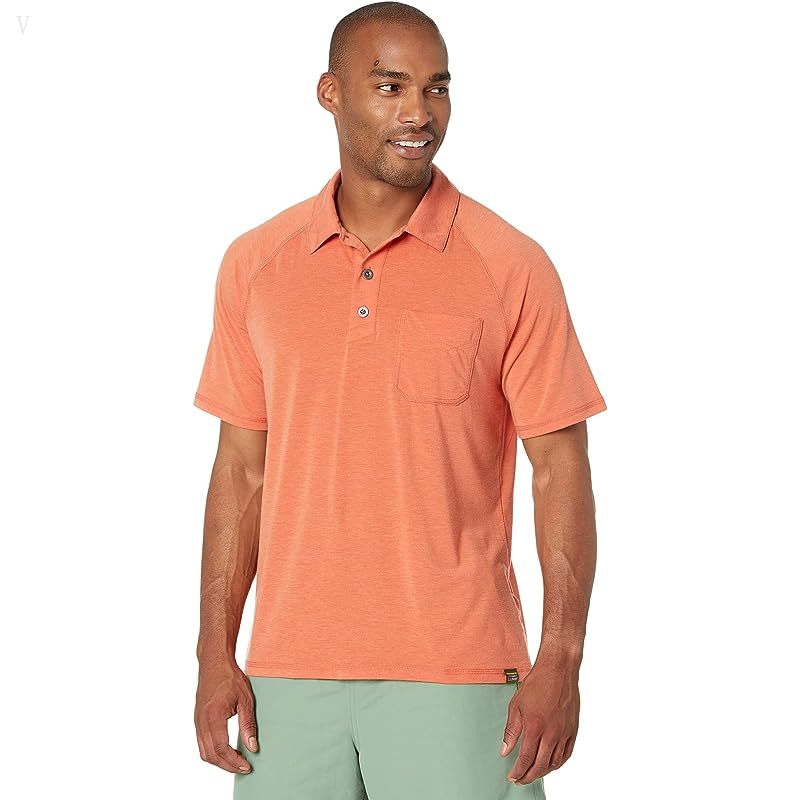 L.L.Bean Everyday SunSmart Polo Short Sleeve Terra-Cotta ID-bCbwLhAJ