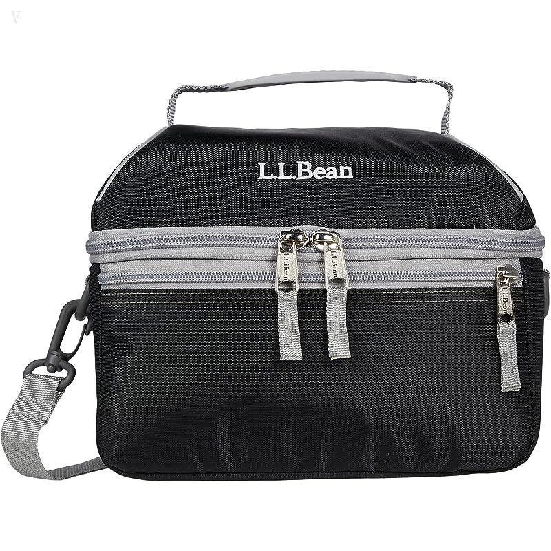 L.L.Bean Flip Top Lunch Box III Black ID-cP7l1bDV