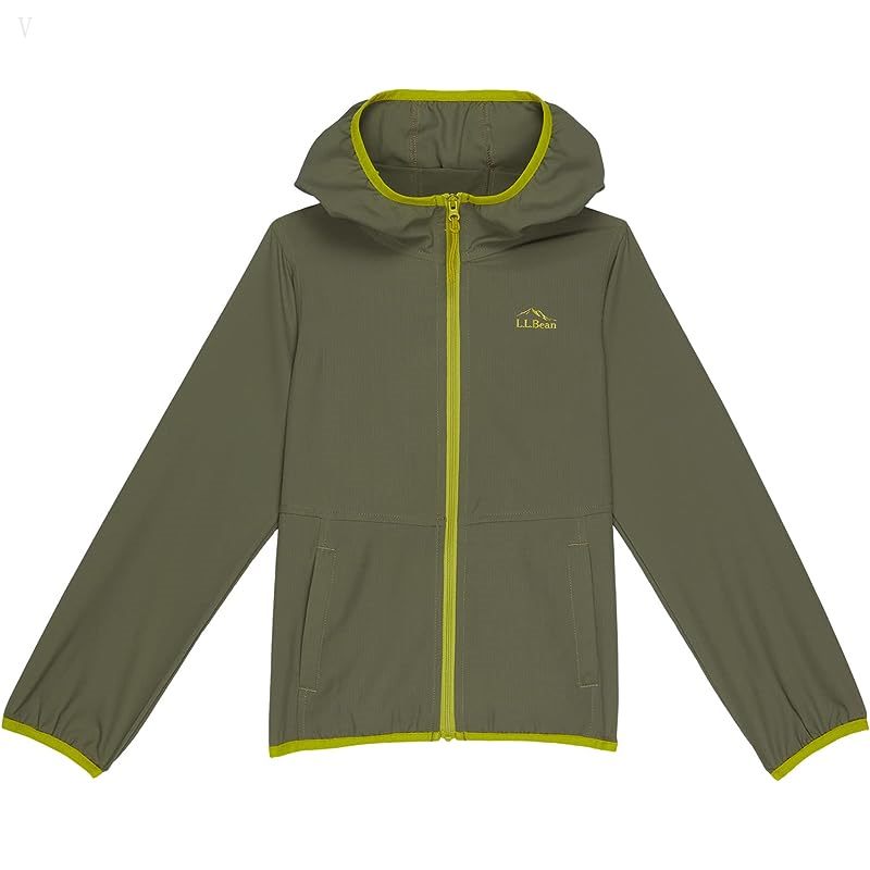 L.L.Bean No Fly Zone Jacket (Little Kids) Olive Gray ID-cb4HXlQp
