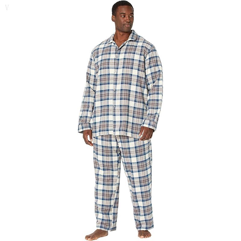 L.L.Bean Scotch Plaid Flannel Sleep Pants Tall Indigo Tartan ID-d32JiuIj
