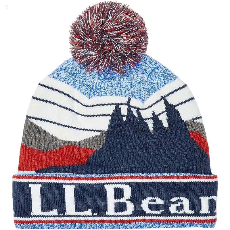 L.L.Bean Kid??s Pom Hat Nautical Navy ID-dOHyVKFu