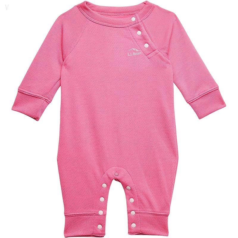 L.L.Bean Wicked Warm Underwear One-Piece (Infant) Pink Berry ID-f9PocOLx