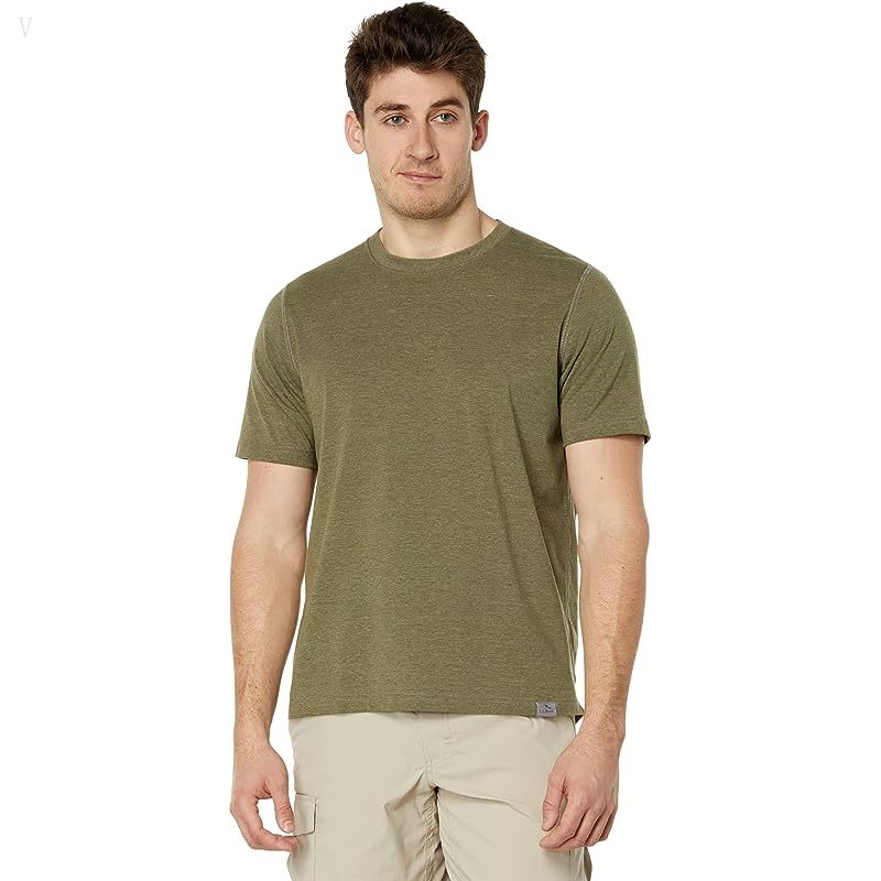 L.L.Bean Insect Shield Field Tee Short Sleeve Regular Kelp Green ID-fItjKYPW