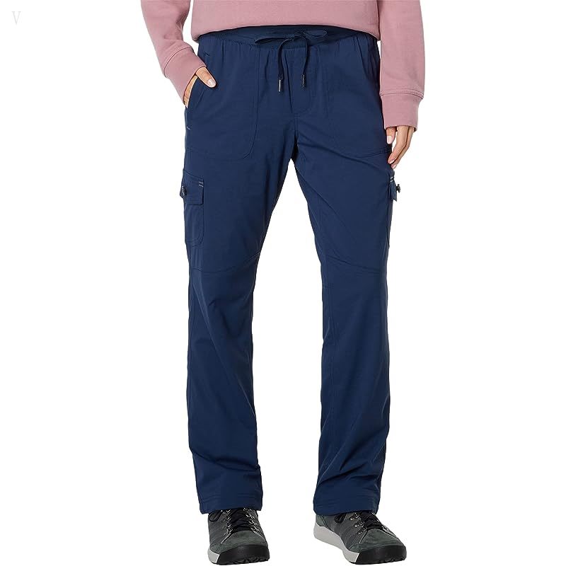 L.L.Bean Vista Camp Pants Fleece-Lined Nautical Navy ID-gaHSHU2R