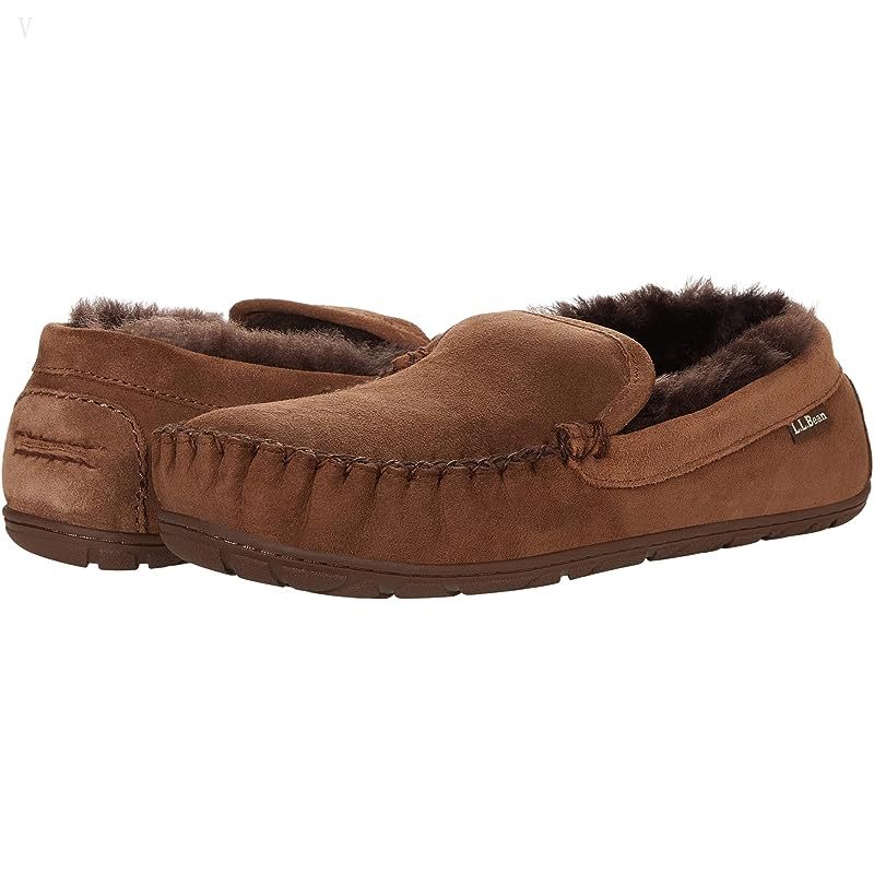 L.L.Bean Wicked Good Slipper Venetian Chocolate Brown ID-hSUeUdPM