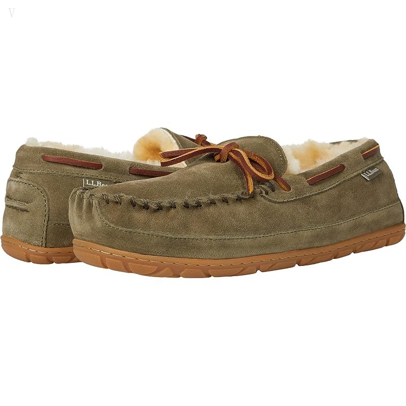 L.L.Bean Wicked Good Moccasins Kelp Green ID-i3RPhJ9i