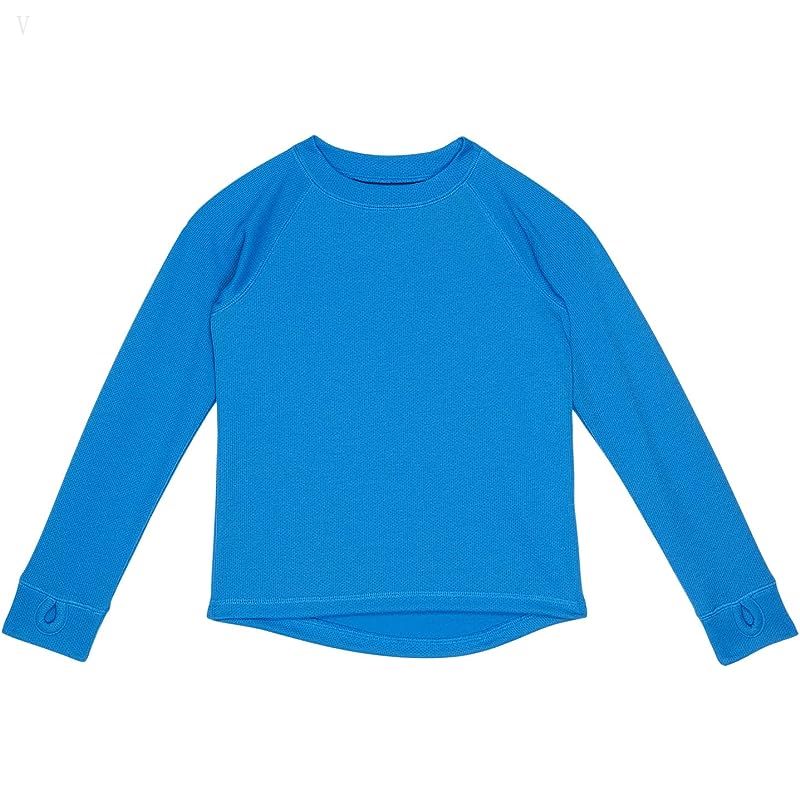 L.L.Bean Wicked Warm Midweight Top (Little Kids) Cobalt Sea ID-imyNhcyK