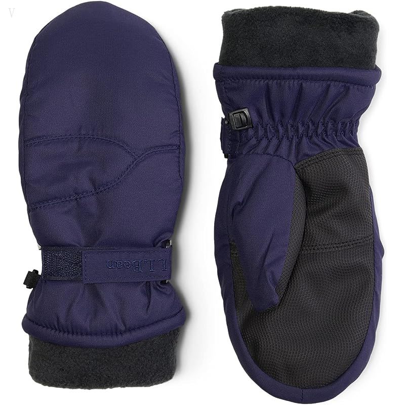 L.L.Bean Cold Buster Waterproof Mittens (Little Kids/Big Kids) Deepest Blue ID-jkIS1doG