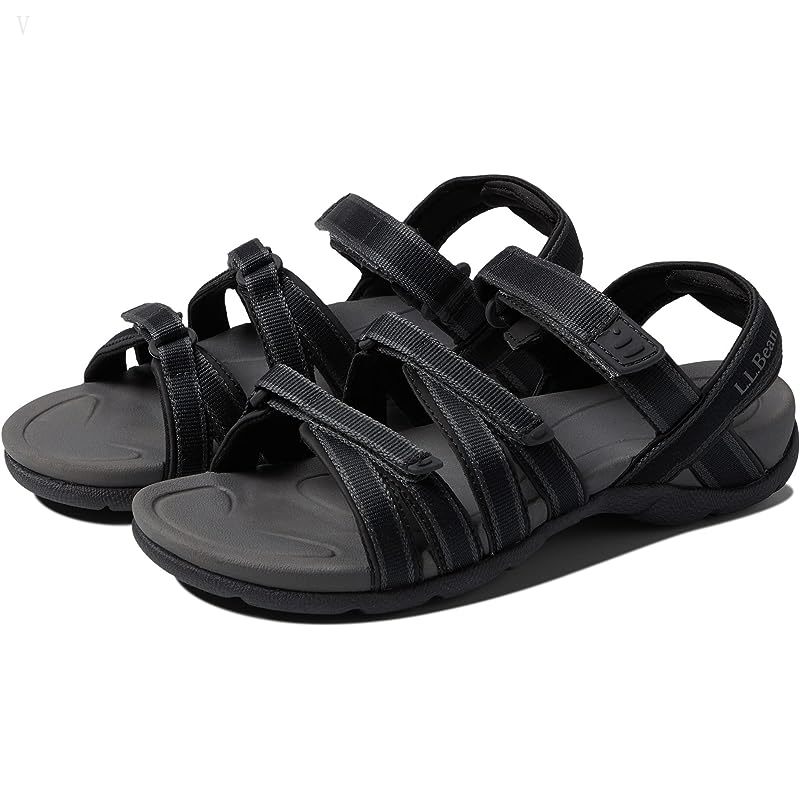 L.L.Bean Boothbay Sandal Webbing Black ID-lmWhpIuy