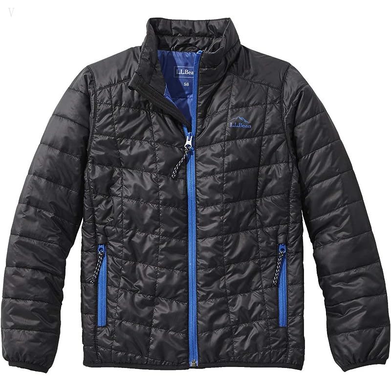 L.L.Bean PrimaLoft Packaway Jacket (Big Kids) Black ID-mBF44Tpc