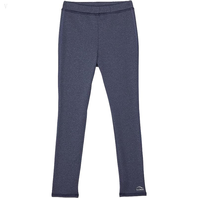 L.L.Bean Mountain Fleece Leggings II (Big Kids) Carbon Navy Heather ID-pvUmxH3B