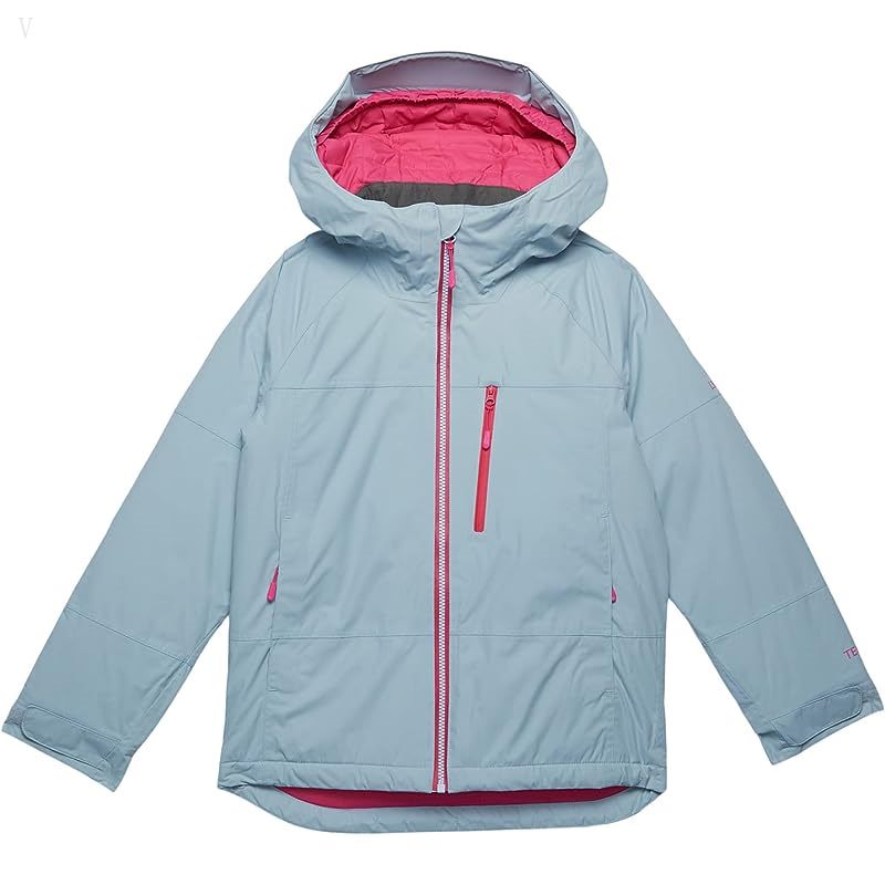 L.L.Bean Wildcat Water Resistant Ski Jacket (Big Kids) Foggy Blue ID-qJKzzUny