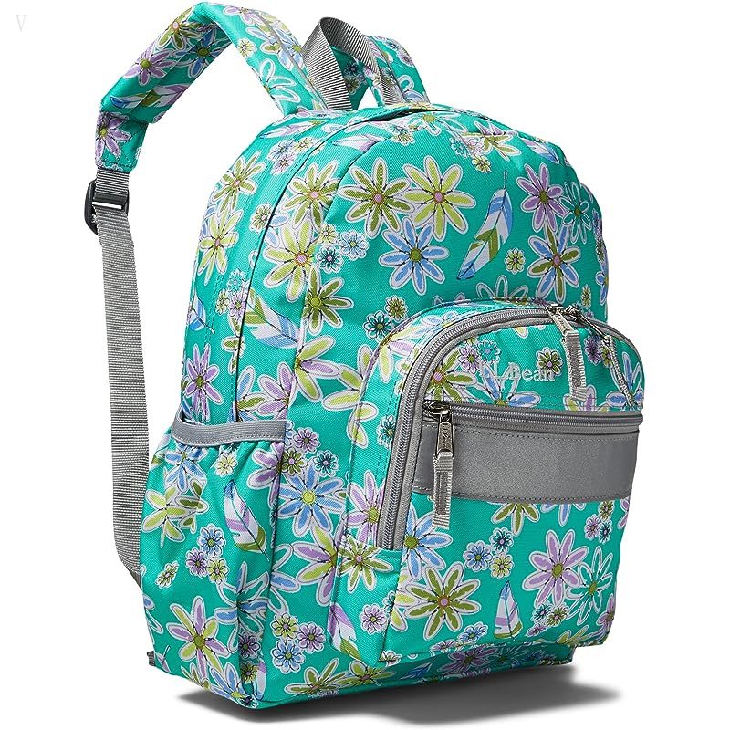 L.L.Bean Kids Junior Backpack Print Clear Emerald Lazy Daisy ID-tRd0awKX