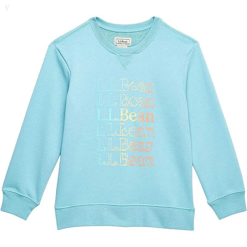 L.L.Bean Athleisure Top (Little Kids) Sea Blue ID-uKNxJxgC