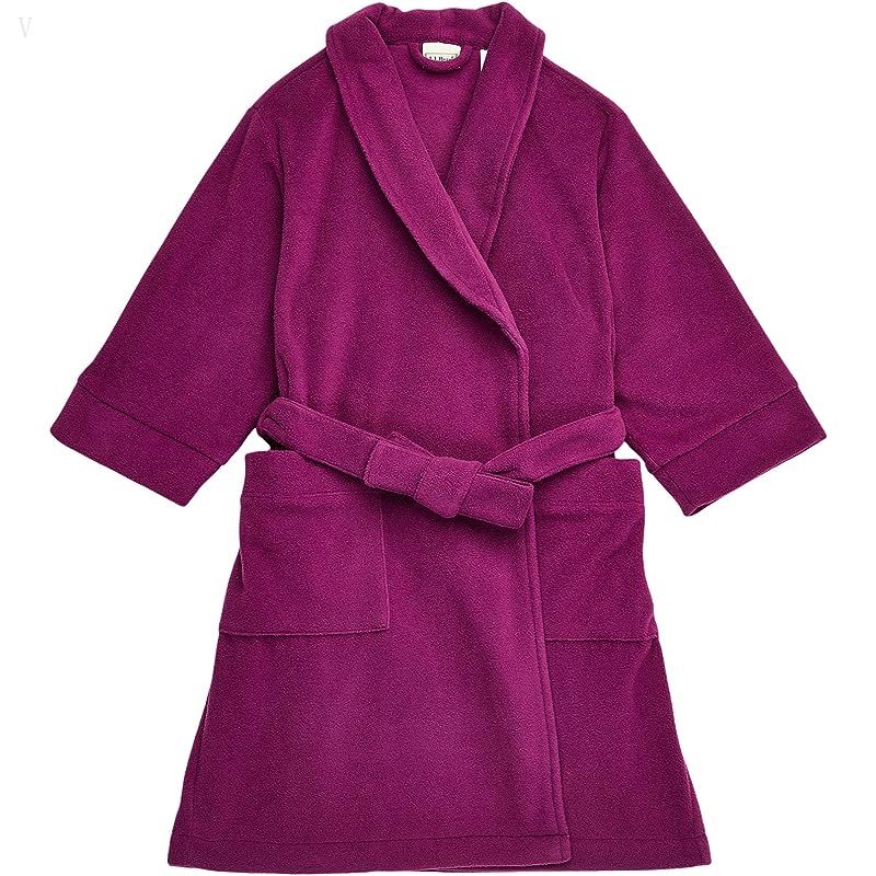 L.L.Bean Fleece Robe (Little Kids) Plum Grape ID-vTA2O6Pu
