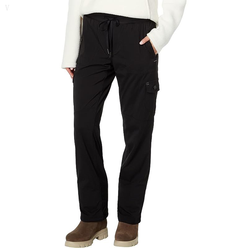 L.L.Bean Vista Camp Pants Fleece-Lined Classic Black ID-xQdSP5kS