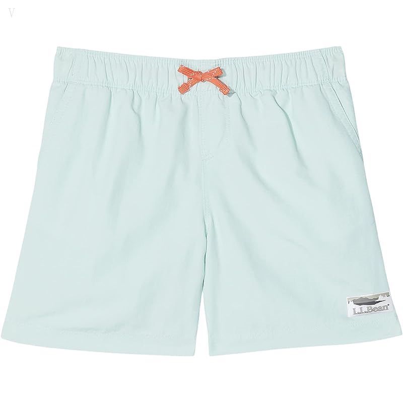 L.L.Bean Stowaway Shorts (Big Kids) Cool Sea Blue ID-xdtZmqHL